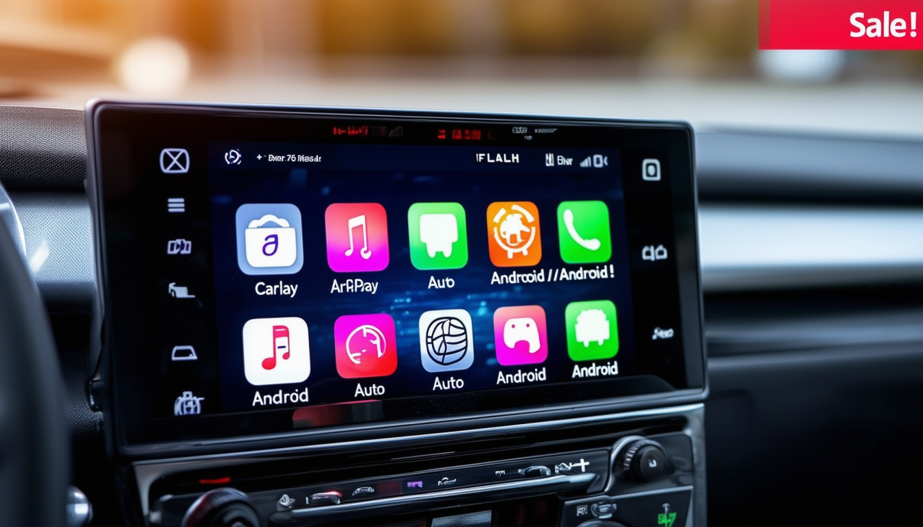 profitez de notre vente flash et ne manquez pas cet autoradio &Atilde;&nbsp; moins de 50 euros, compatible avec carplay et android auto ! am&Atilde;&copy;liorez votre exp&Atilde;&copy;rience audio et connectez facilement votre smartphone lors de vos trajets.