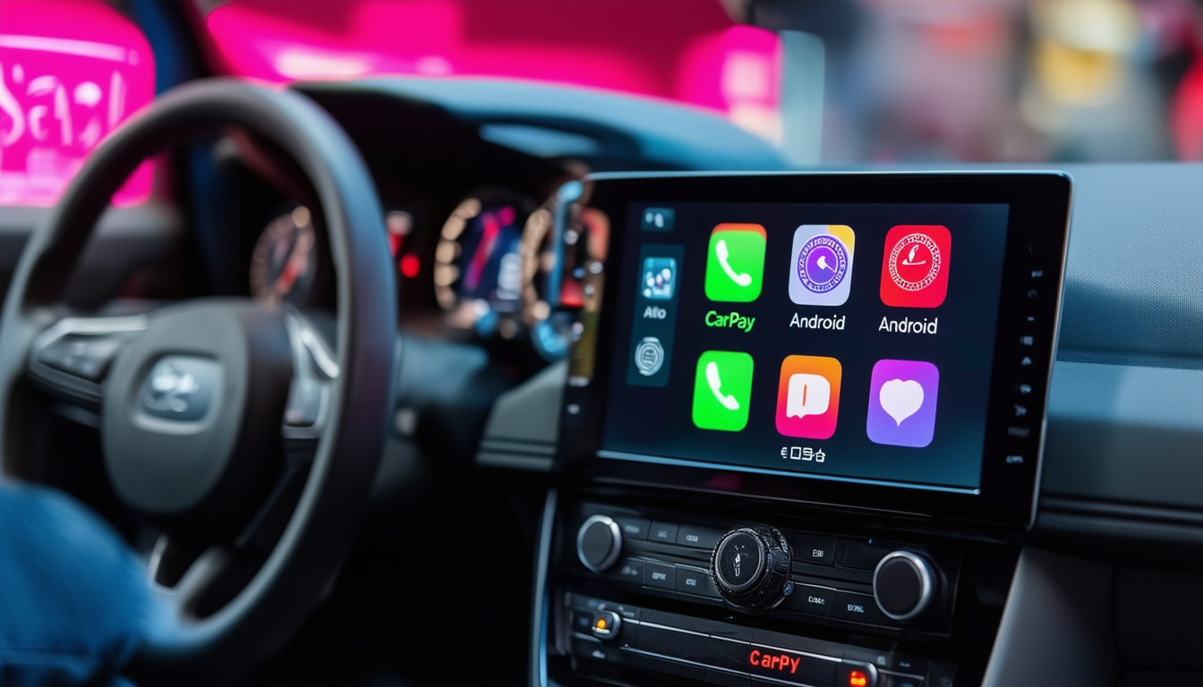 profitez d'une offre exceptionnelle avec cet autoradio &Atilde;&nbsp; moins de 50 euros, compatible avec carplay et android auto. ne manquez pas cette vente flash pour moderniser votre exp&Atilde;&copy;rience audio en voiture!
