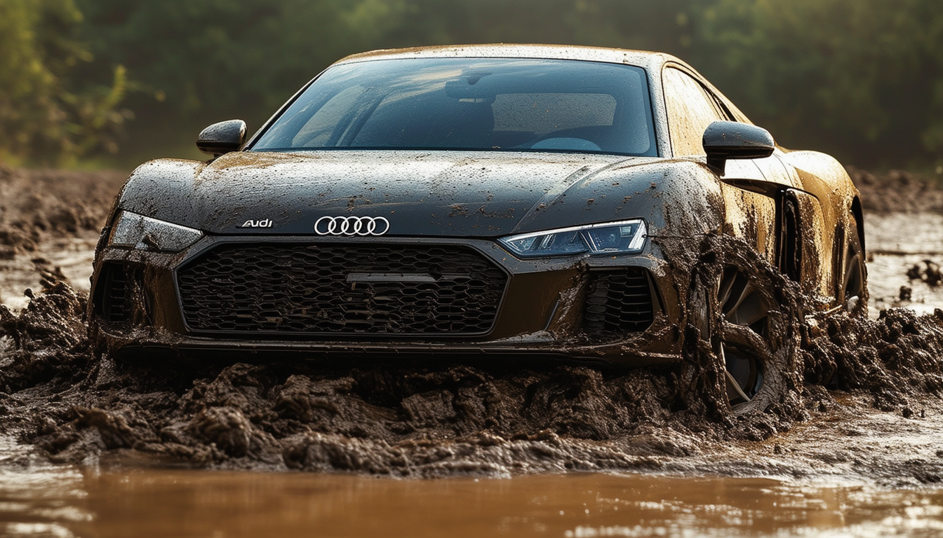 d&Atilde;&copy;couvrez l'audi nanuk, une supercar intr&Atilde;&copy;pide d&Atilde;&copy;fiant la boue avec audace !