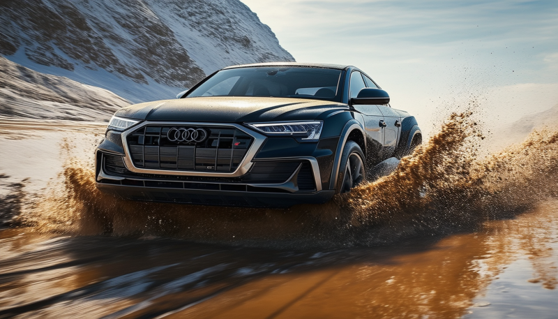 découvrez l'audi nanuk, une supercar intrépide prête à braver la boue sans peur, alliant puissance et élégance.