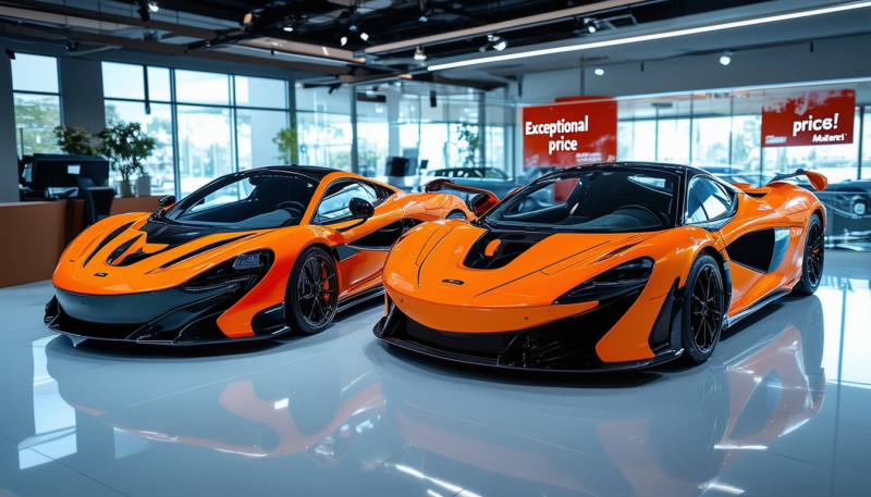 plongez dans l'univers des supercars avec notre sélection exclusive de mclaren p1 et 720s 'gulf', maintenant disponibles à un prix exceptionnel. ne manquez pas cette opportunité unique de posséder ces véhicules d'exception, alliant performance et design légendaire.