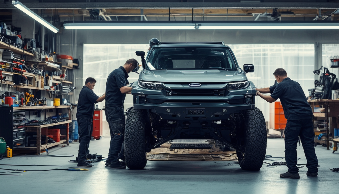 d&Atilde;&copy;couvrez comment des pr&Atilde;&copy;parateurs audacieux commencent &Atilde;&nbsp; modifier l'ineos grenadier, le v&Atilde;&copy;hicule tout terrain embl&Atilde;&copy;matique. plongez dans l'univers des am&Atilde;&copy;liorations techniques et esth&Atilde;&copy;tiques pour optimiser les performances de ce 4x4 robuste.