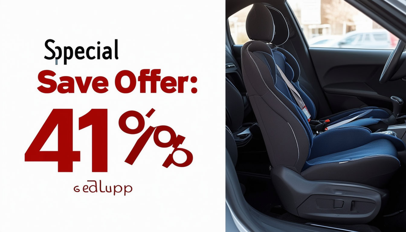 profitez de notre offre sp&Atilde;&copy;ciale et &Atilde;&copy;conomisez 41% sur un si&Atilde;&uml;ge auto pour &Atilde;&copy;quiper votre voiture. d&Atilde;&copy;couvrez la s&Atilde;&copy;curit&Atilde;&copy; et le confort &Atilde;&nbsp; prix r&Atilde;&copy;duit.