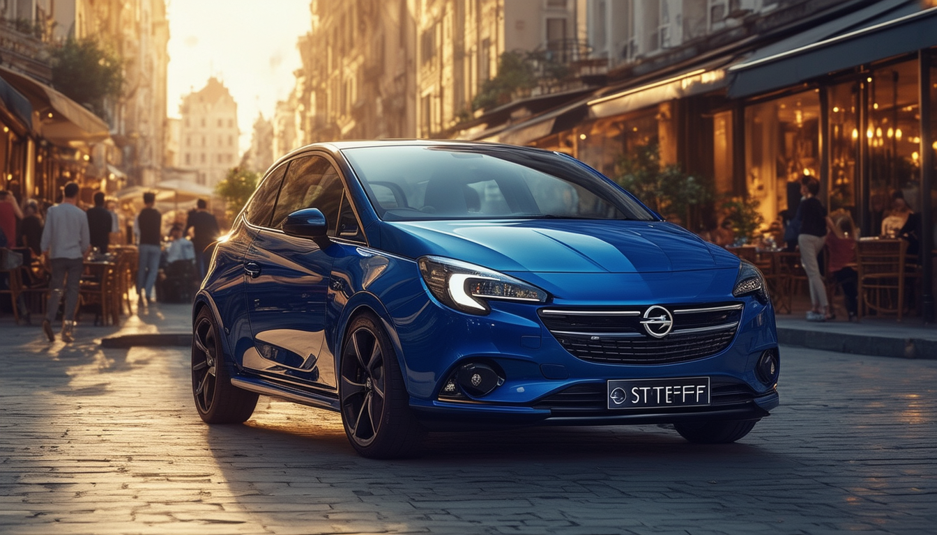 d&Atilde;&copy;couvrez l'opel corsa &Acirc;&laquo; steffi &Acirc;&raquo;, une citadine embl&Atilde;&copy;matique qui combine avec brio sportivit&Atilde;&copy; et &Atilde;&copy;l&Atilde;&copy;gance. parfaite pour les trajets urbains, elle offre un design moderne, des performances dynamiques et un confort in&Atilde;&copy;gal&Atilde;&copy;. id&Atilde;&copy;ale pour ceux qui recherchent le style sans compromis.