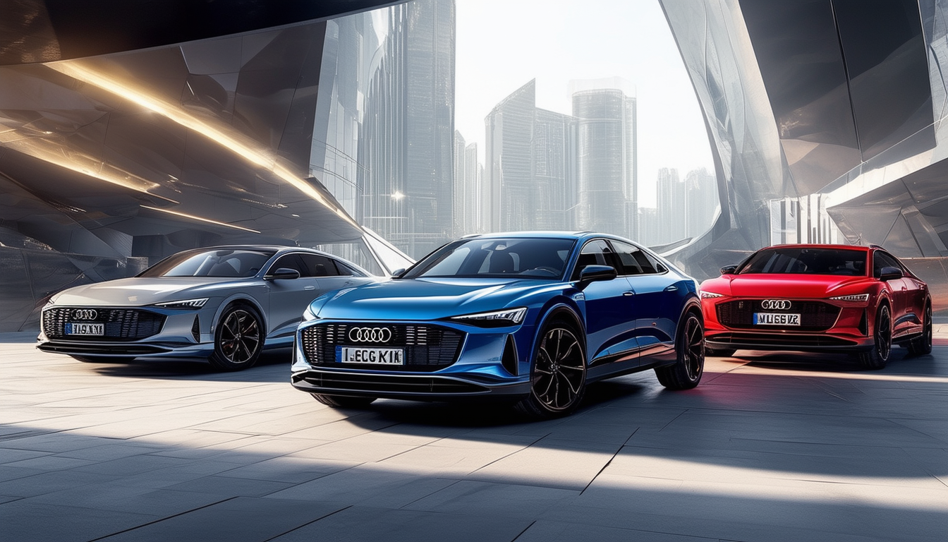 d&Atilde;&copy;couvrez le tout nouveau design de l'e-tron gt d'audi, qui s'accompagne du lancement de trois versions in&Atilde;&copy;dites. plongez dans l'univers &Atilde;&copy;lectrique d'audi et explorez les innovations qui red&Atilde;&copy;finissent le luxe et la performance.