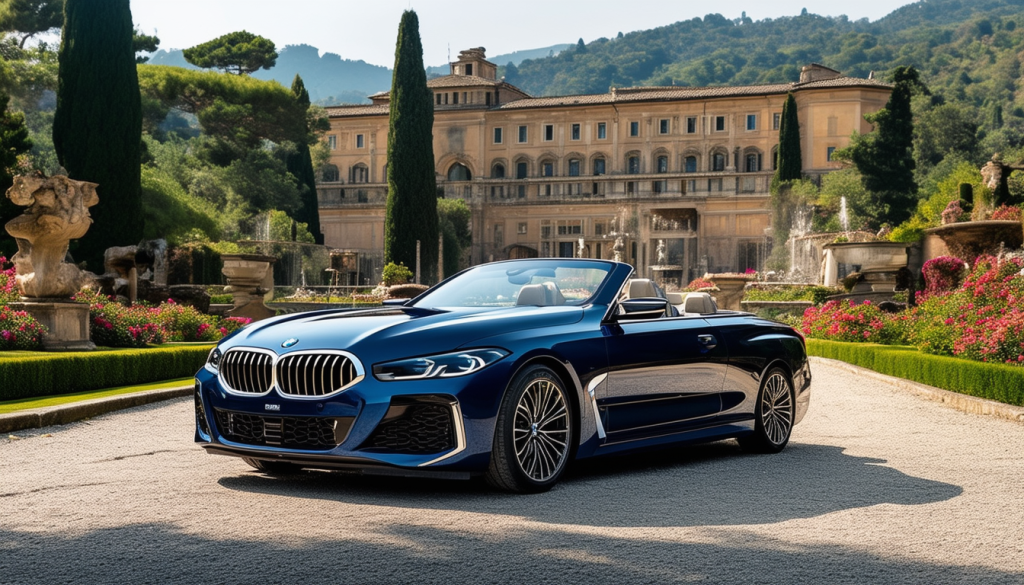 découvrez le bmw skytop, un cabriolet élégant et raffiné, récemment présenté à villa d’este. plongez dans l'univers du design innovant et de l'excellence automobile avec ce modèle qui incarne le luxe et la performance.