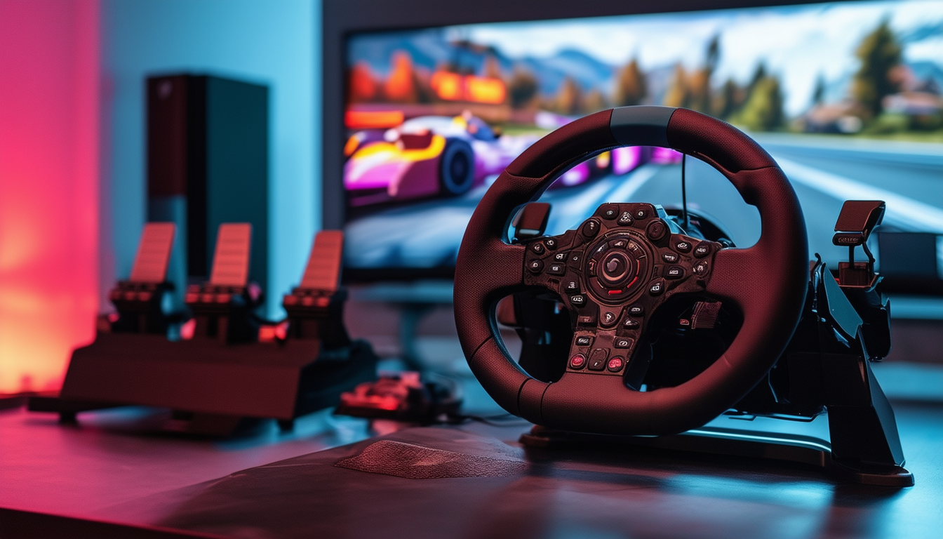 ne manquez pas l'occasion de b&Atilde;&copy;n&Atilde;&copy;ficier d'une r&Atilde;&copy;duction incroyable de pr&Atilde;&uml;s de 50% sur l'ensemble volant de course logitech avec p&Atilde;&copy;dales, compatible avec ps5, ps4 et pc. une offre exclusive sur amazon pour vivre des sensations de conduite in&Atilde;&copy;gal&Atilde;&copy;es !