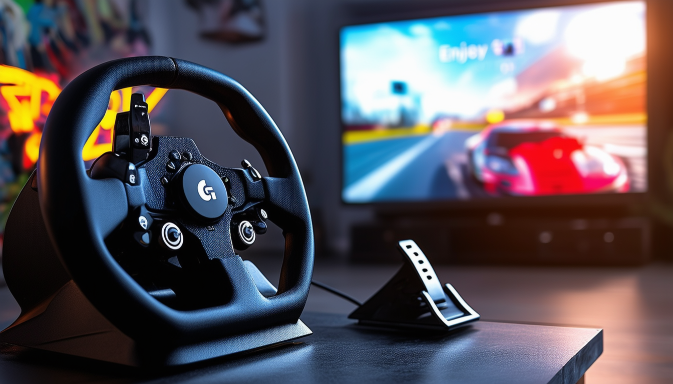 d&Atilde;&copy;couvrez une offre exceptionnelle sur l'ensemble volant de course logitech avec p&Atilde;&copy;dales, compatible ps5, ps4 et pc ! profitez d'une r&Atilde;&copy;duction de pr&Atilde;&uml;s de 50% sur amazon et am&Atilde;&copy;liorez votre exp&Atilde;&copy;rience de course d&Atilde;&uml;s aujourd'hui.