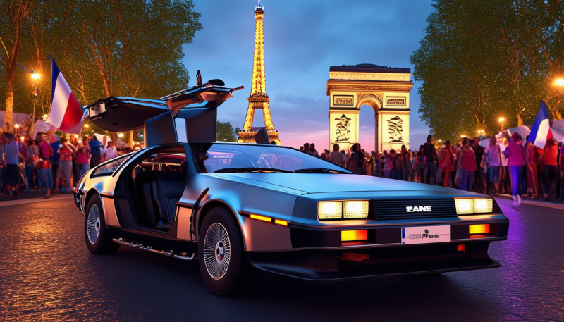 découvrez l'exceptionnelle delorean qui fièrement représentera la france à la finale du concours hot wheels legends tour ! un événement unique célébrant design et innovation automobile.