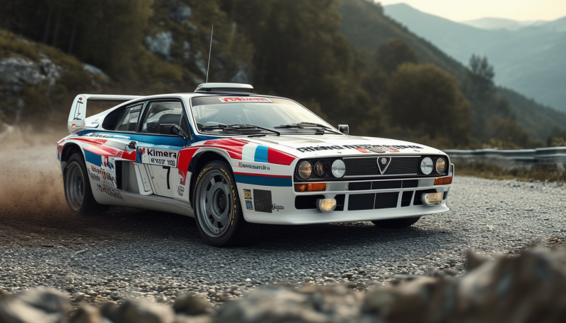 plongez dans l'univers de la kimera evo37 martini 7, une réplique contemporaine et authentique de la légendaire lancia 037 du groupe b. alliant performance et design emblématique, cette voiture incarne l'esprit de la course tout en rendant hommage à l'héritage automobile.