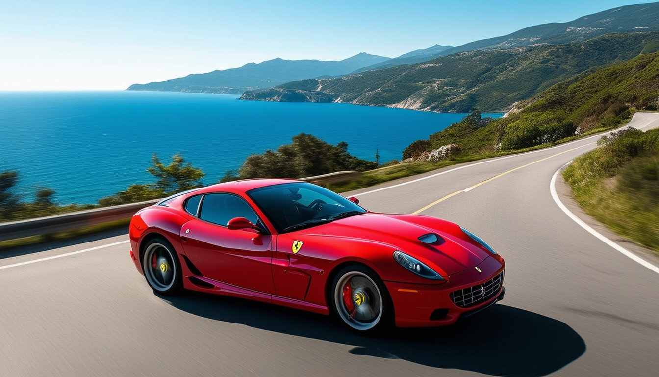 plongez dans l'univers du grand tourisme avec la ferrari 599 gtb fiorano, une parfaite combinaison de puissance, d'&Atilde;&copy;l&Atilde;&copy;gance et de technologie. admirez son design captivant et vivez une exp&Atilde;&copy;rience de conduite in&Atilde;&copy;gal&Atilde;&copy;e, symbole ultime de luxe et de performance sur les routes.